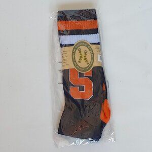 DONEGAL BAY SYRACUSE ORANGE WHITE BLUE TUBE SOCKS BNIP OS